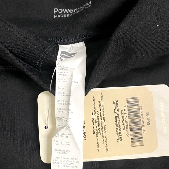 NWT Fabletics High Waisted Powerhold 7/8 - Picture 3 of 5